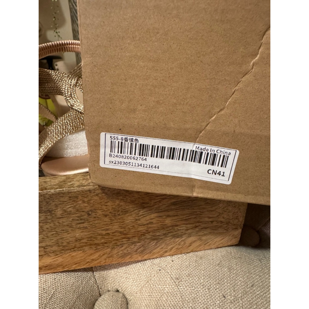 Women's 🎁 Unbranded Sandals Gold Size 41 🎁 - Picture 5 of 6